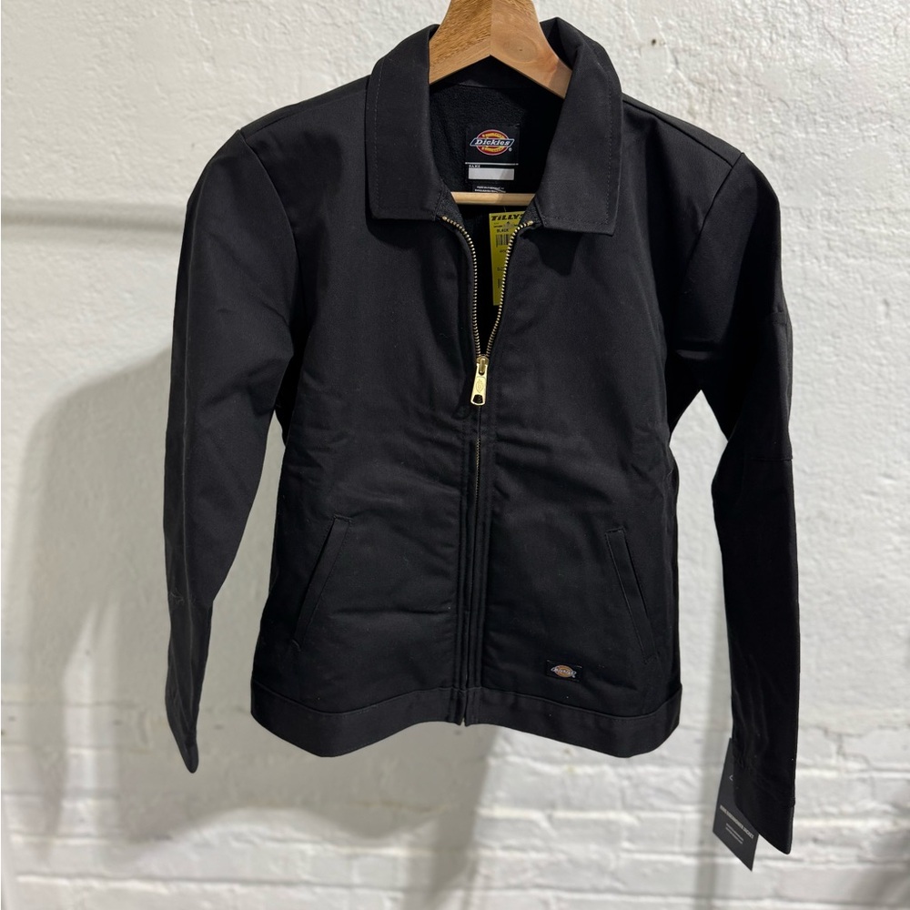 Kids Dickies Black Work Jacket